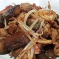 yuiop6789's cooksnap of when they made 茄子ともやしの入った豚キムチ.