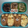 ‡さや‡'s cooksnap of when they made リラックマたちのお稲荷さん弁当　キャラ弁.