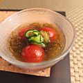 みみんご。's cooksnap of when they made トマト入りモズク酢.