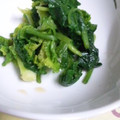 ユーロン's cooksnap of when they made 菜の花のお浸し.