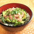 みなみんくっきんぐ's cooksnap of when they made 築地風☆アボガドネギトロ丼.