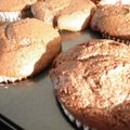 えーこ1121's cooksnap of when they made ヘルシーチョコバナナマフィン.