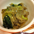 yoshipan's cooksnap of when they made ルクエで青梗菜とまいたけのあっさり炒め.