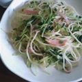 ☆ばた〜すこっち☆'s cooksnap of when they made 塩麹と豆苗のパスタ.