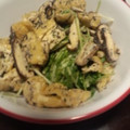 サトモユリア's cooksnap of when they made ☆水菜と焼きしいたけのごまマヨサラダ☆.