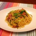 mamida_'s cooksnap of when they made ねぎとベーコンのパスタ.