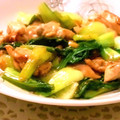 あやまるく's cooksnap of when they made 簡単☆鶏肉と小松菜の炒め物.