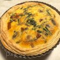 P-K23's cooksnap of when they made ★ベーコン＆ほうれん草のキッシュ★.