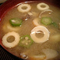 鮎めし♀'s cooksnap of when they made ちくわのおつゆ♪.