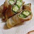 石村家の嫁's cooksnap of when they made オクラの肉巻き.