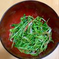 クック8ZEZ6S☆'s cooksnap of when they made 生の豆苗サラダ☆カルディサラダの旨たれ.