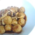 ☆★あさみん★☆'s cooksnap of when they made 人参たっぷりミートボールのきのこ煮.