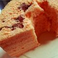スカイブルゥ's cooksnap of when they made ふんわり桜シフォンケーキ♪with抹茶.