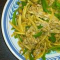 もも426's cooksnap of when they made カンタン中華☆青椒肉絲チンジャオロース.