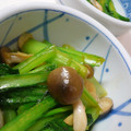 Licosama's cooksnap of when they made あと一品！小松菜としめじのオイスター炒め.