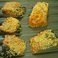 こやおか's cooksnap of when they made 鮭のゴマ衣焼き.