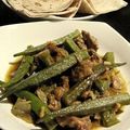 トクライ's cooksnap of when they made オクラと牛肉の煮込み（バミヤ）.