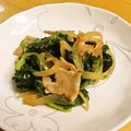 ぽりぽり拓庵's cooksnap of when they made お弁当に♪ほうれん草とベーコン昆布茶炒め.