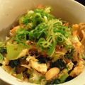 kitchon's cooksnap of when they made 鶏肉とチンゲン菜の卵とじ風炒め.