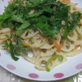 こてみぃ's cooksnap of when they made 蓮根のバタぽん炒め～♫大葉風味♪.