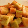 besitos's cooksnap of when they made 韓国・カットゥギ☆（日本語：カクテキ）.
