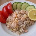 Lila's cooksnap of when they made カオパグン§エビ入りタイ風炒飯.