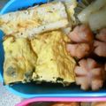 もちちゅんママ's cooksnap of when they made お弁当☆韓国のり厚焼き卵.