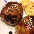 マツモモ's cooksnap of when they made 肉巻きおにぎり.