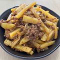 ゴリオリ's cooksnap of when they made ジャガイモのキムチひき肉炒め.