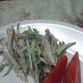 かあたらあ's cooksnap of when they made 簡単　ゴボウとキュウリのゴママヨサラダ.