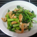48643's cooksnap of when they made 小松菜と油揚げの炒め煮.