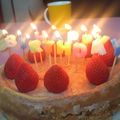 ミルク　銀's cooksnap of when they made 春色！苺のベイクドチーズケーキ.
