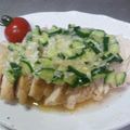 ☆ぐるーみー☆'s cooksnap of when they made キュウリとねぎで☆鶏むね肉のソテー.