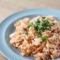 KT121's cooksnap of when they made ケチャップが隠し味！キムチ炒飯　韓国風.