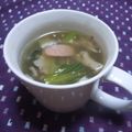 kemeta's cooksnap of when they made しめじとチンゲン菜　de　あっさりスープ.