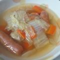 えあな's cooksnap of when they made 簡単☆白菜とウインナーのコンソメスープ.