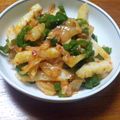 みかん0417's cooksnap of when they made 笹かまとキムチのピリ辛あえ.