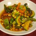 ミセスりんりん's cooksnap of when they made 冷蔵庫の残り野菜で野菜炒めのあんかけ.