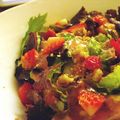 CA・ちぇりー's cooksnap of when they made 苺ドレッシングのサラダ。.