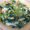 waeri's cooksnap of when they made 大根の葉たまごとじ.