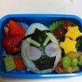 roco165's cooksnap of when they made フォーゼ(*^o^*)キャラ弁.