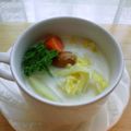 月見なっとう's cooksnap of when they made 簡単☆ゴロゴロ野菜のミルクスープ煮.