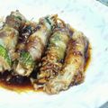 manachan23's cooksnap of when they made 大葉・エノキの肉巻き〜がっつりショウガ味.