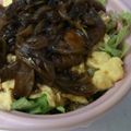 くーちー☆ミ's cooksnap of when they made カフェめし風？バルサミコチキンの親子丼！.