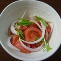 ヌーシ's cooksnap of when they made 和えるだけ！トマトとたまねぎの和風マリネ.