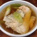 るうtomo's cooksnap of when they made 低カロリーで簡単ヘルシー鮭のアラスープ.