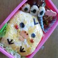 ぷーりなさん's cooksnap of when they made 簡単キャラ弁★キイロイトリのオムライス.