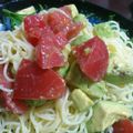 ひなっちち's cooksnap of when they made アボカドとトマトの冷製パスタ.