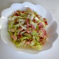 なみぱんママ's cooksnap of when they made ベーコンと白菜の温サラダ★.