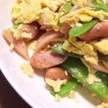 mikkusan's cooksnap of when they made ♪きぬさやえんどうのナンプラー炒め♪.